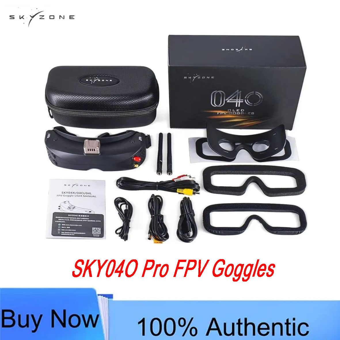 SKYZONE SKY04O Pro Kacamata FP - Skyzone Sky04O Pro Fpv Goggles ulasan dan harga